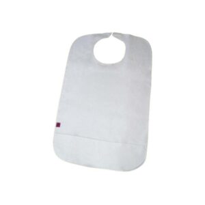 Babero rizo con bolsillo y velcro