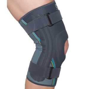 Rodillera con flejes y cinchas