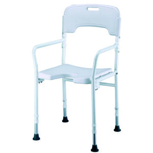Silla ducha herradura plegable