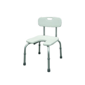Silla ducha herradura con respaldo