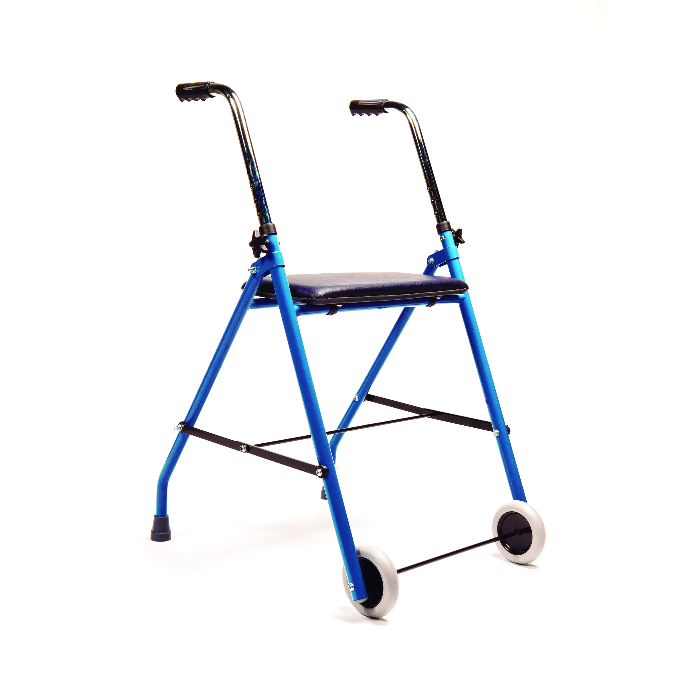 Andador dos ruedas y asiento