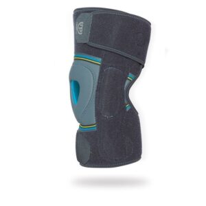 Rodillera envolvente con articulación policéntrica