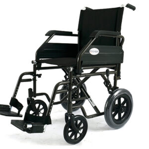 Silla de ruedas acero acompañante