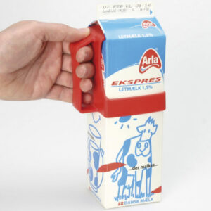 Asa para cartón de leche