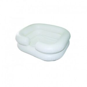 Lavacabezas hinchable para cama