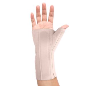 Muñequera estabilizadora con férula de pulgar y férula palmar - C800