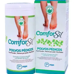 Polvos pédicos con aloe vera