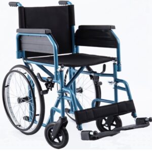 Silla de ruedas autopropulsable estrecha